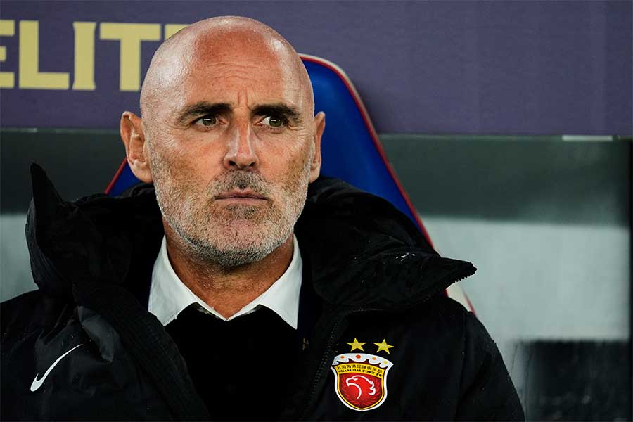 上海海港を率いるケヴィン・マスカット監督【写真：アフロスポーツ】