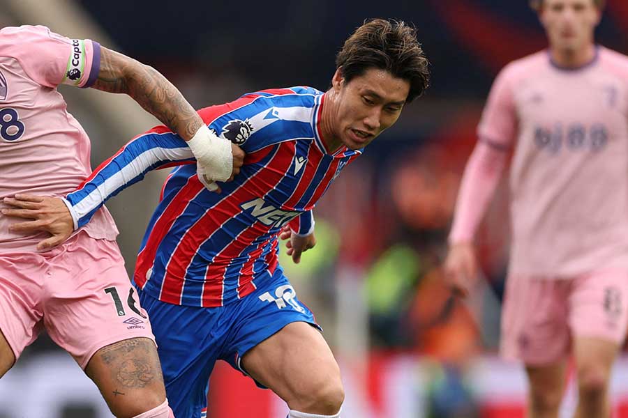 クリスタル・パレスの鎌田大地【写真:ロイター】