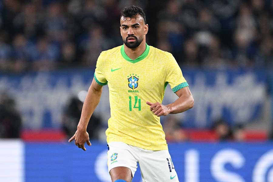 ブラジル代表のファブリシオ・ブルーノ【写真：徳原隆元】