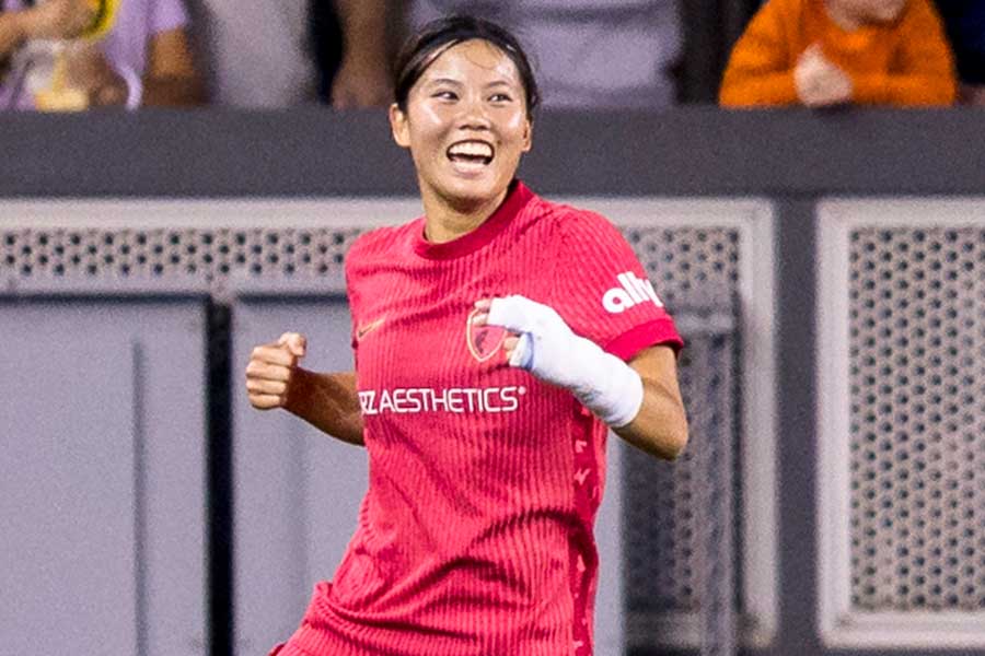 ノースカロライナ・カレッジの松窪真心【写真:Imagn/ロイター/アフロ】