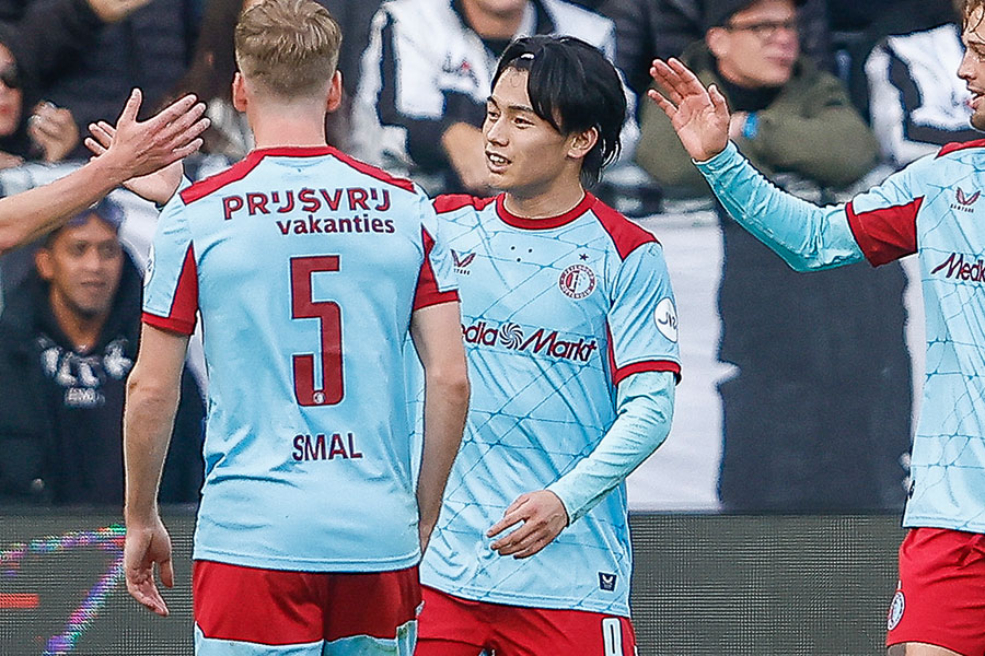 上田綺世が開幕から9試合で11ゴールを決めた【写真：Pro Shots/アフロ】