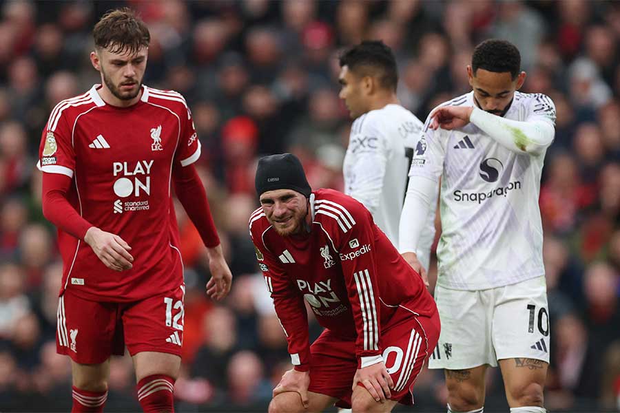 公式戦4連敗のリバプール【写真:ロイター】