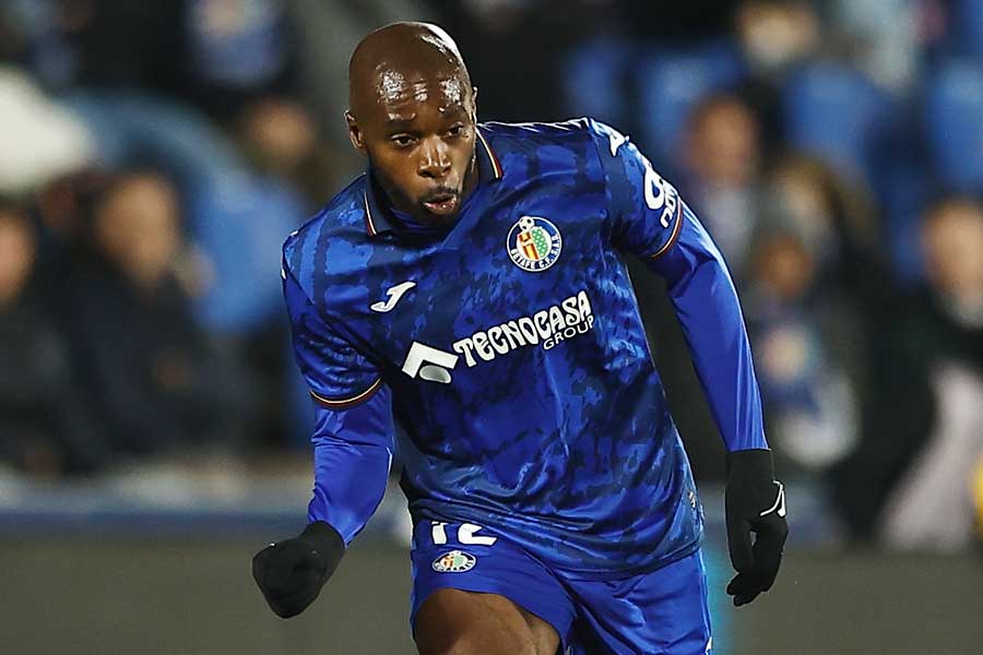 ヘタフェのアラン・ニョム(写真は昨シーズン)【写真:ムツ・カワモリ/アフロ】