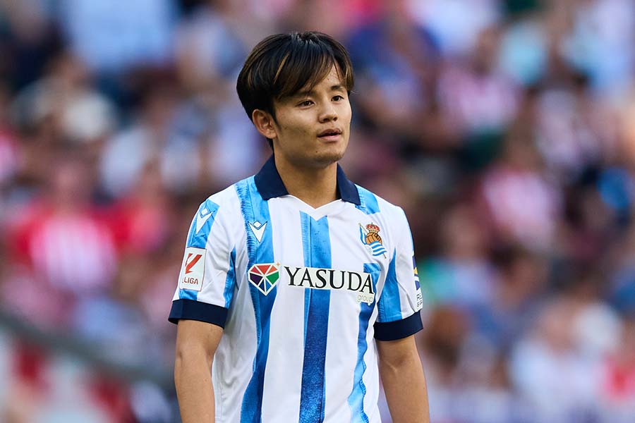 ソシエダでプレーする久保建英【写真：Getty Images】