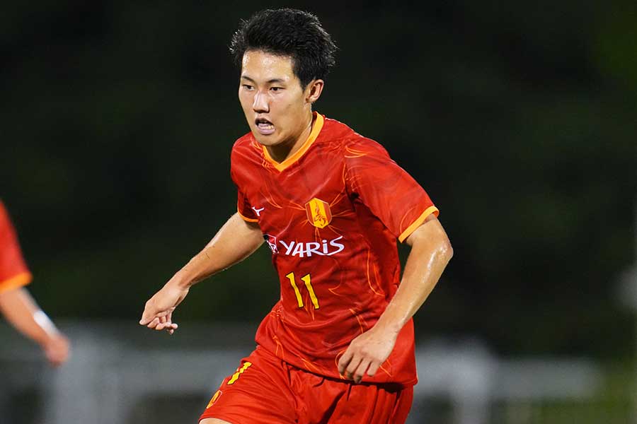 名古屋U-18の大西利都【写真：アフロスポーツ】