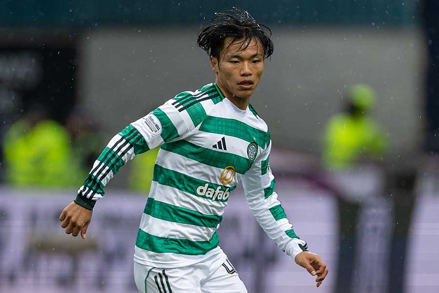 セルティックの旗手怜央【写真:アフロ】