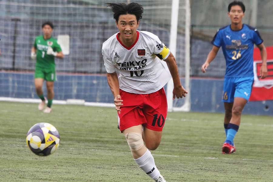 帝京大可児の青木嘉宏【写真：FOOTBALL ZONE編集部】