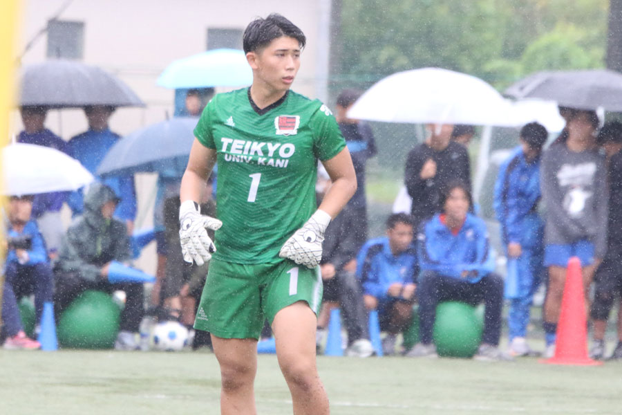 帝京大可児高の水野稜【写真：FOOTBALL ZONE編集部】