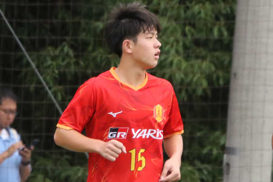 名古屋U-18の恒吉良真【写真：FOOTBALL ZONE編集部】