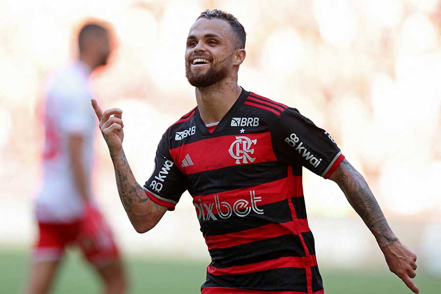 フラメンゴのミシャエウ【写真:ロイター/アフロ】