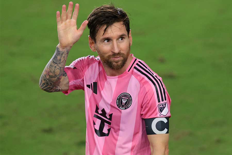 インテル・マイアミのリオネル・メッシ【写真:ロイター】