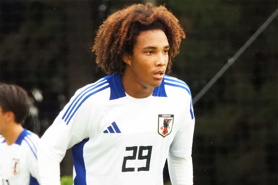 U-17日本代表のマギージェラニー蓮【写真:FOOTBALL ZONE編集部】