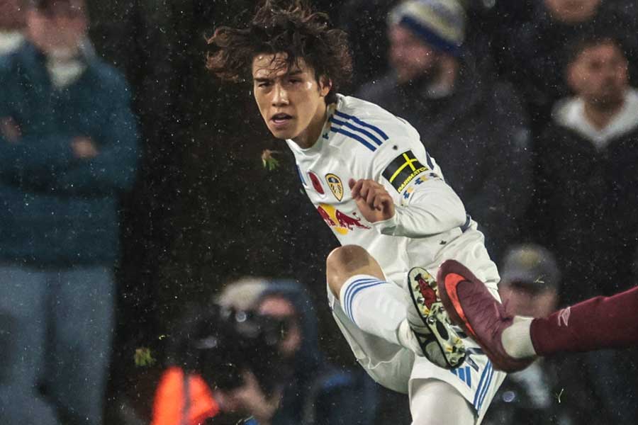 リーズの田中碧【写真:アフロ】