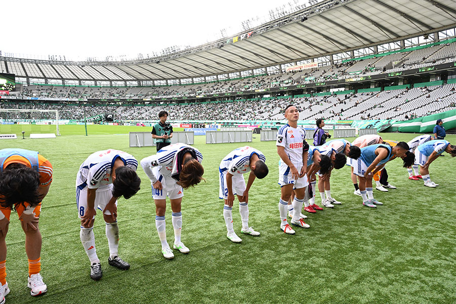 アルビレックス新潟のJ2降格が決まった【写真：徳原隆元】