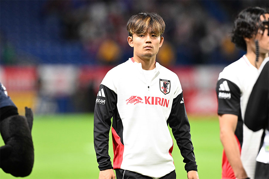 久保建英の代表招集は難航か【写真：徳原隆元】