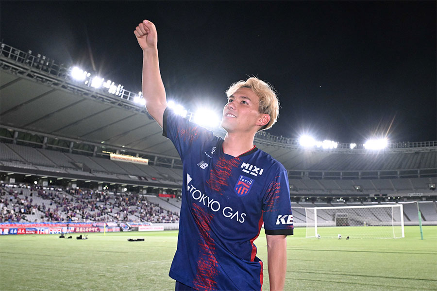 FC東京の佐藤恵允が3試合3得点【写真:徳原隆元】