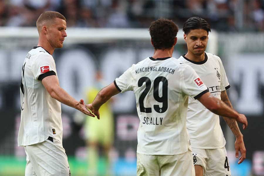 最下位に沈むボルシアMG【写真:ロイター/アフロ】