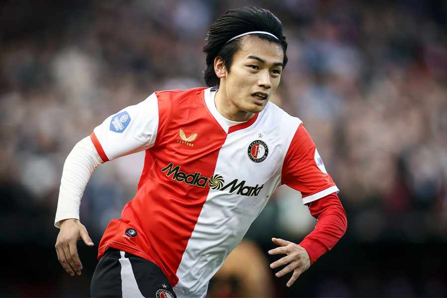 上田綺世が10月の月間最優秀選手賞を受賞した【写真:ANP Photo/アフロ】