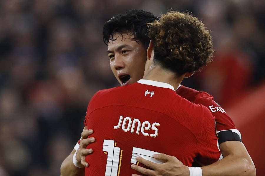 遠藤航がトゥールーズ戦でゴール【写真：ロイター】