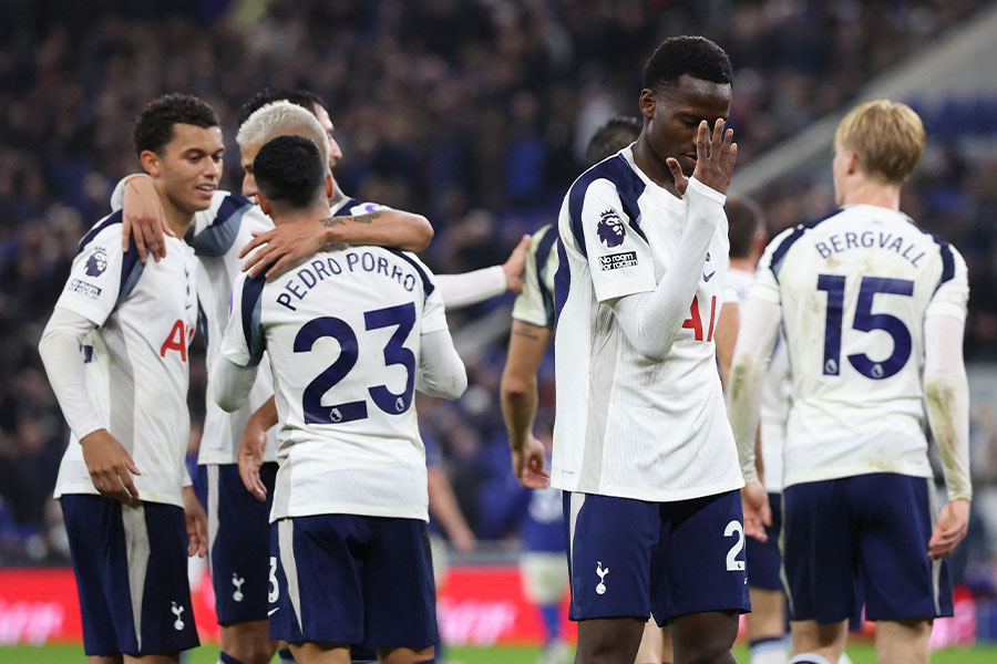 今季プレミアリーグで好調のトッテナム【写真；ロイター】