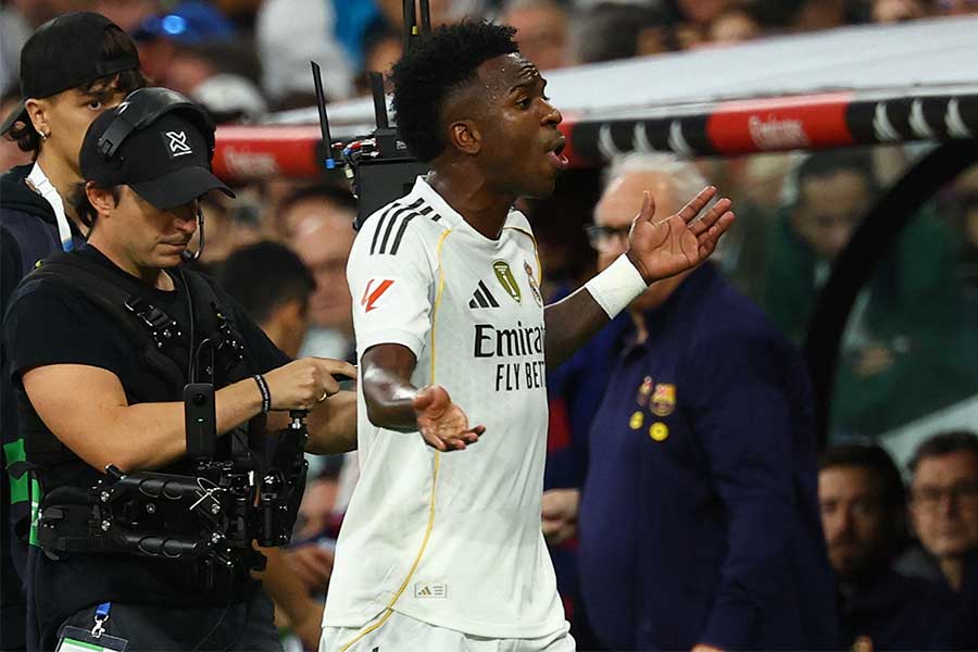 レアル・マドリードのヴィニシウス・ジュニオール【写真:ロイター】