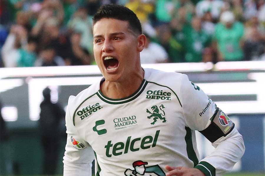 クラブ・レオンのハメス・ロドリゲス【写真:ロイター/アフロ】