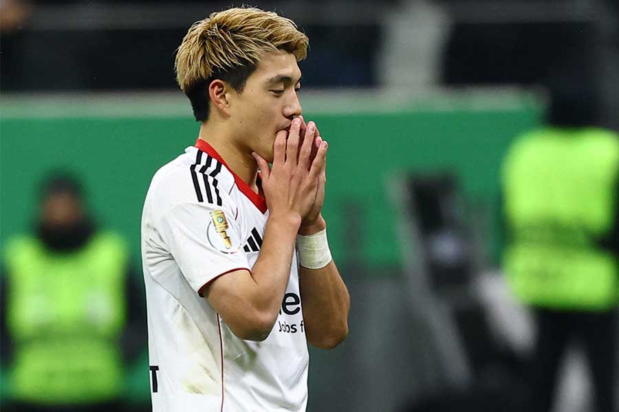 フランクフルトの堂安律【写真：ロイター】