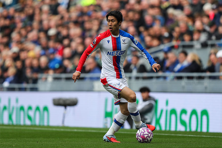 クリスタル・パレスの鎌田大地【写真:ZUMA Press/アフロ】