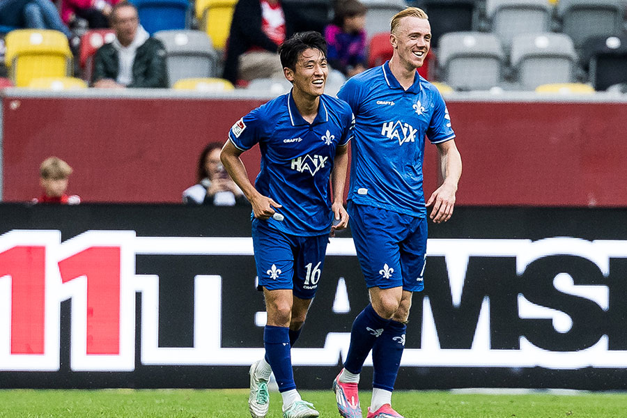 ダルムシュタットの秋山裕紀【写真:picture alliance/アフロ】