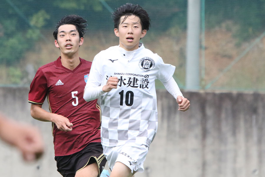 中部大の国本遥大【写真:安藤隆人】