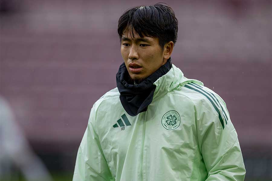 セルティックの山田新【写真:アフロ】