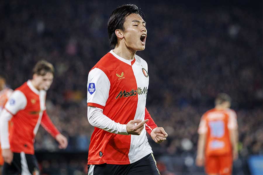 フェイエノールトの上田綺世【写真:ANP Photo/アフロ】