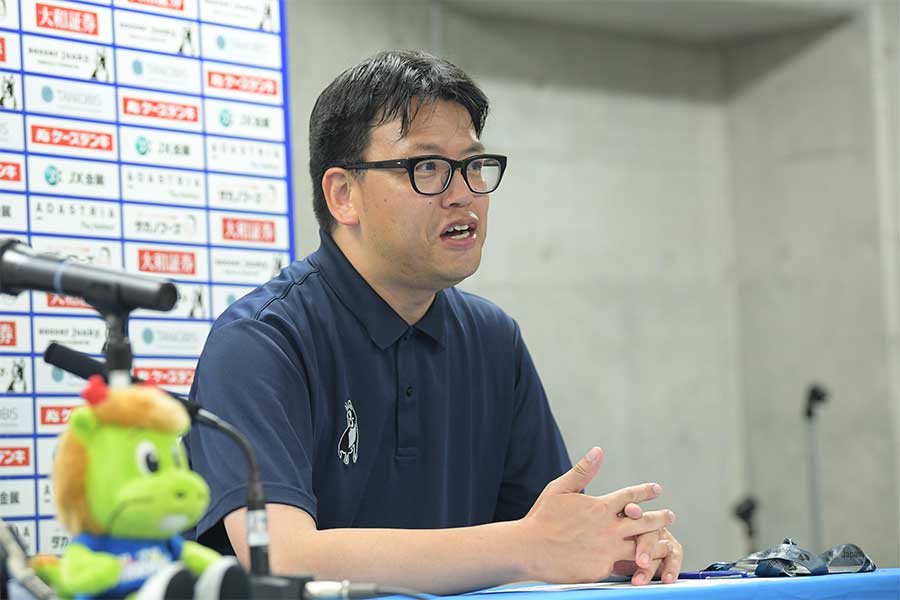 水戸の小島耕社長【写真提供:水戸ホーリーホック】