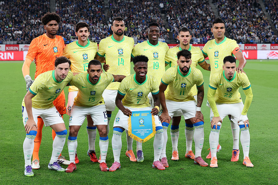 ブラジル代表のメンバーが発表された【写真：ロイター/アフロ】