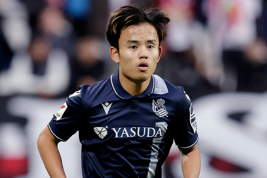 久保建英が古巣バルセロナと対戦【写真：Getty Images】