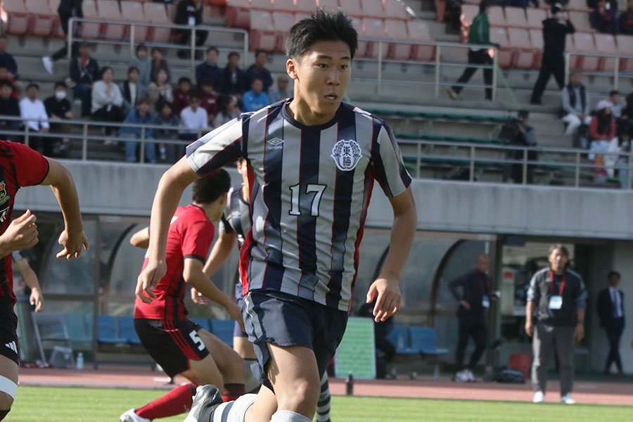 東海学園の小田嶋俊介【写真:FOOTBALL ZONE編集部】
