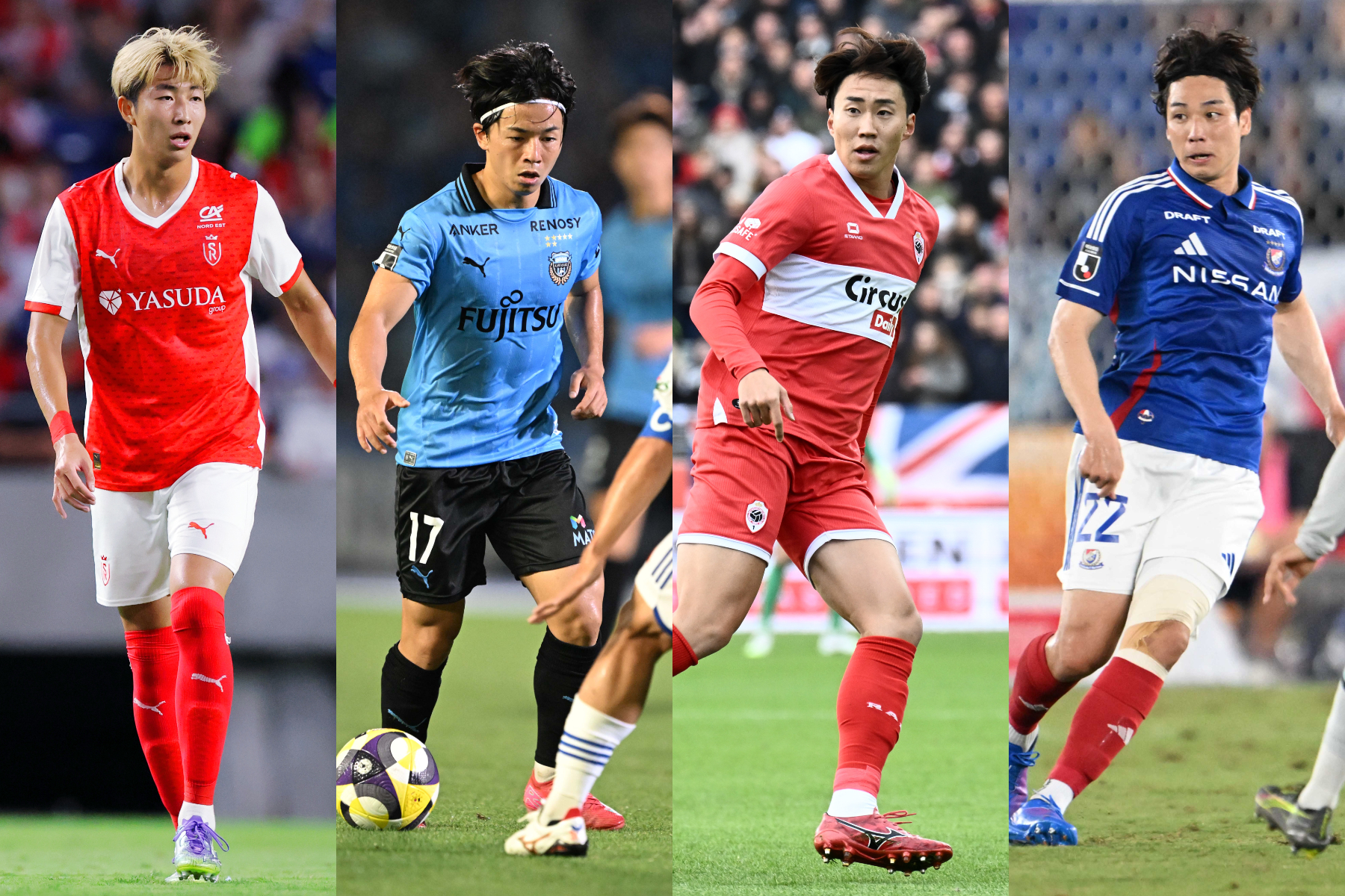 11月シリーズで招集の可能性がありそうな選手たち【写真：Belga Image & 西村尚己/アフロスポーツ & 徳原隆元】