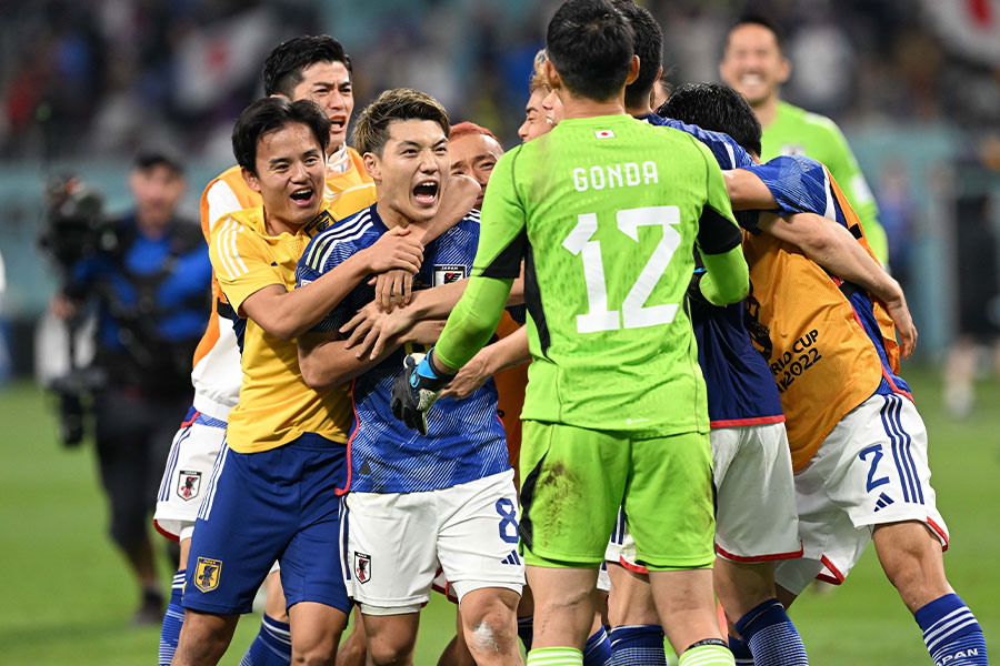 カタール・ワールドカップで快進撃を見せた日本代表【写真:徳原隆元】