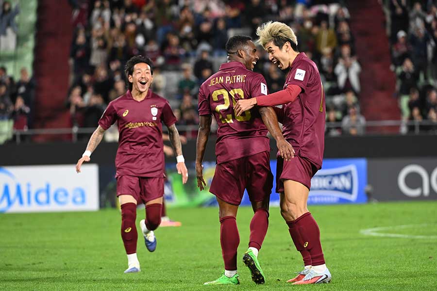 ACLEリーグステージで首位の神戸【写真：2025 Asian Football Confederation (AFC)】