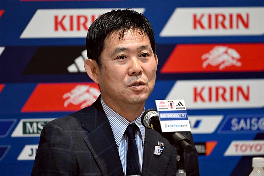 森保一監督が新戦力に言及【写真：徳原隆元】