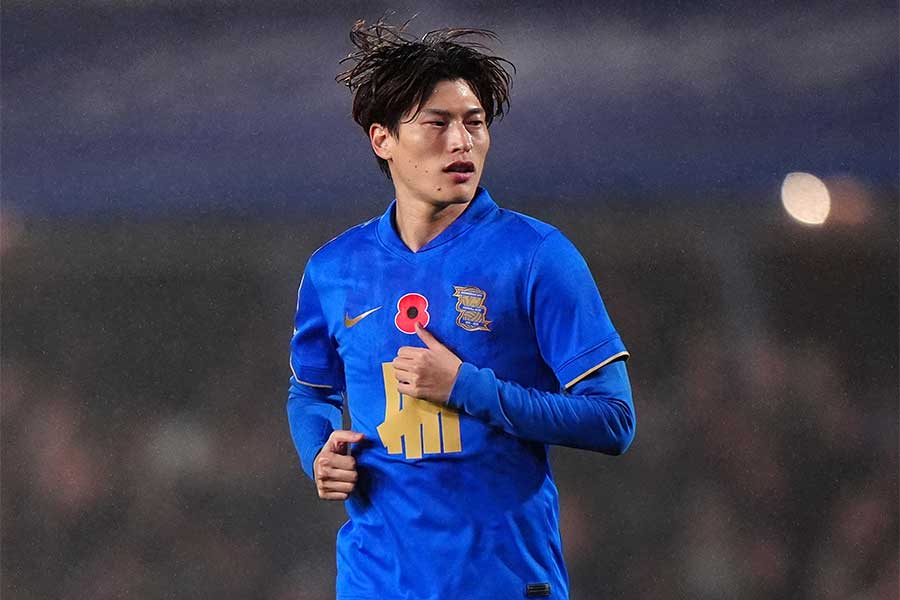 バーミンガムの古橋亨悟【写真:PA Images/アフロ】