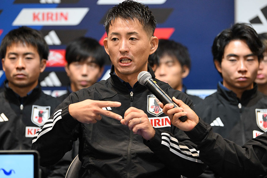 男子代表のキャプテンを務める松元卓巳【写真：徳原隆元】