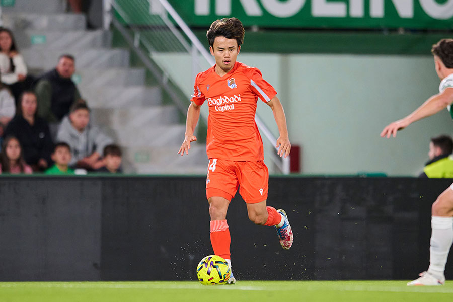 レアル・ソシエダの久保建英【写真:REX/アフロ】