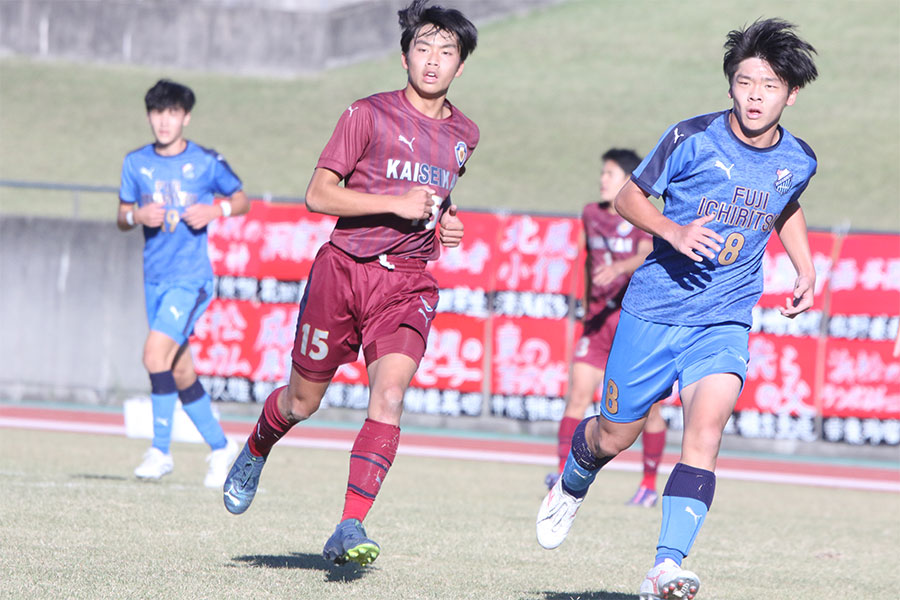 浜松開誠館高校の石川塔梧【写真：FOOTBALL ZONE編集部】