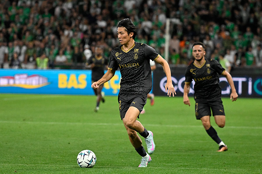 スタッド・ランスの中村敬斗【写真:L'EQUIPE/アフロ】