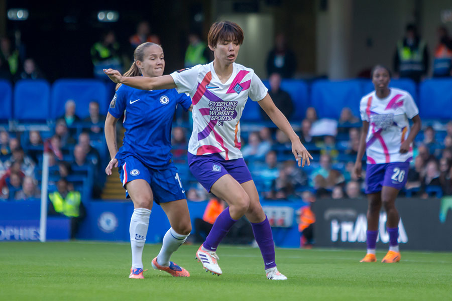 LCライオネスの熊谷紗希【写真:REX/アフロ】