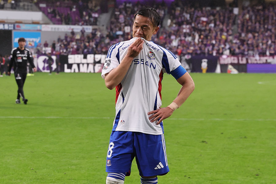 試合後に涙を流した喜田拓也【写真:柳瀬心祐】
