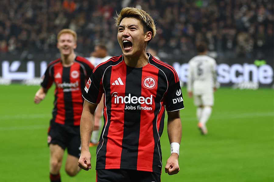 フランクフルトの堂安律【写真：ロイター】