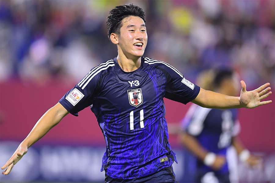 U-17日本代表の浅田大翔【写真：MEXSPORT/アフロ】