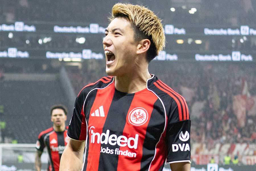 フランクフルトの堂安律【写真:ロイター】